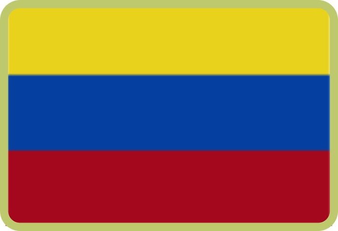 Cinta para medalla Amarillo-Azul-Rojo. 