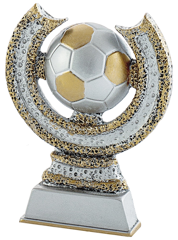 Trofeo Balón de Fútbol en resina ostan 