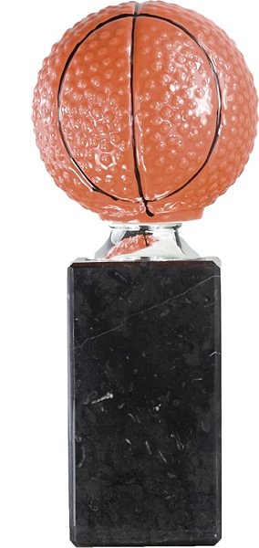 Trofeo Baloncesto Peana Marmol Negro 