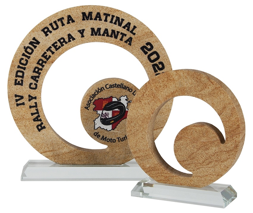 Trofeo Especial Circular en piedra 