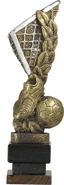 Trofeo Futbol Botas Pelota Hojas 