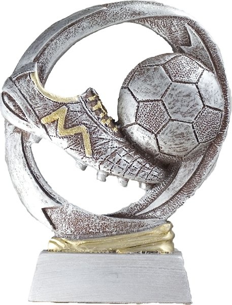 Trofeo Futbol Deportiva Balon Plata 