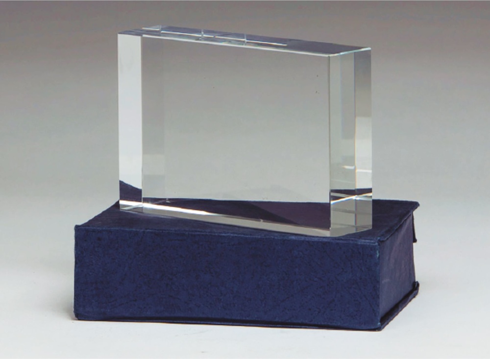 Trofeo de cristal. Modelo coixtlahuaca 