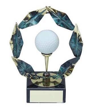 Trofeo golf pelota blanca 