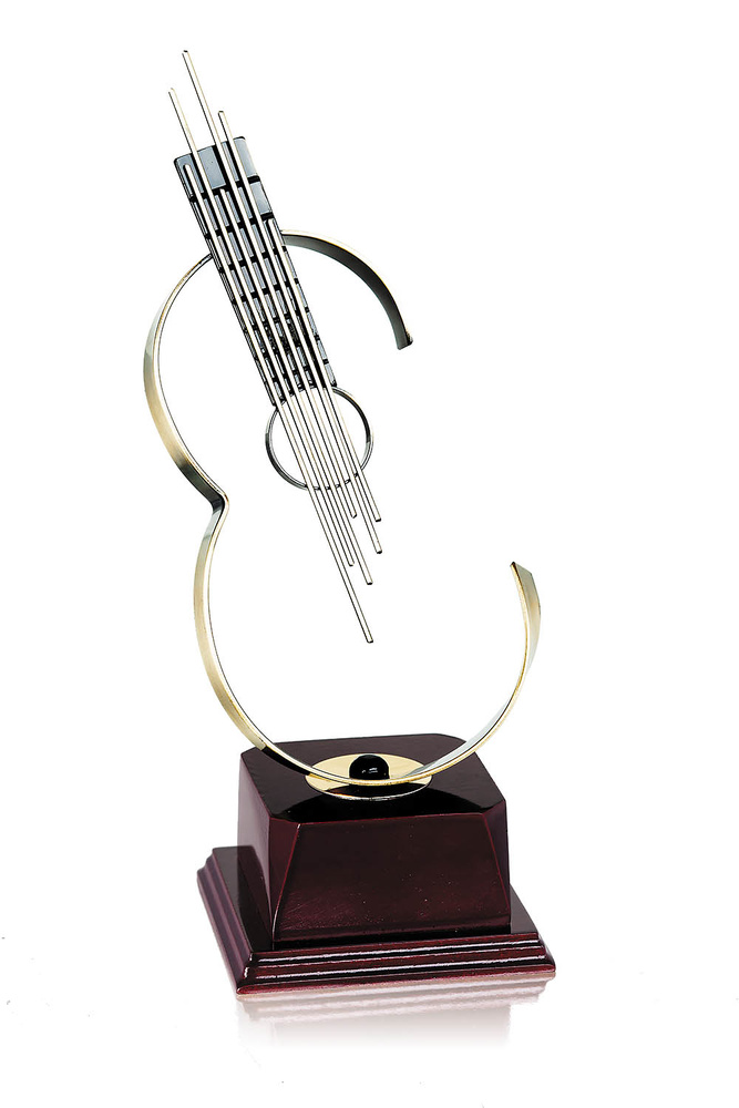 Trofeo guitarra de música 