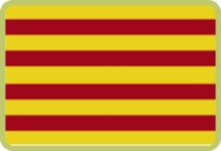 Cinta para medalla bandera cataluña.