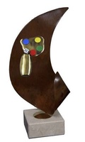 Trofeo Cubo, dado y tablero de  Parchis Oriana