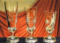 Trofeo Dassanetch Copa Florero Cristal 