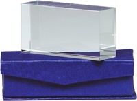 Trofeo Rectangular Fluviá de Cristal