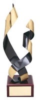 Trofeo diseño tiras onduladas