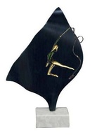 Trofeo en Latón para Gimnasia Ritmica con cinta