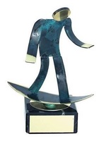 Trofeo surf latón