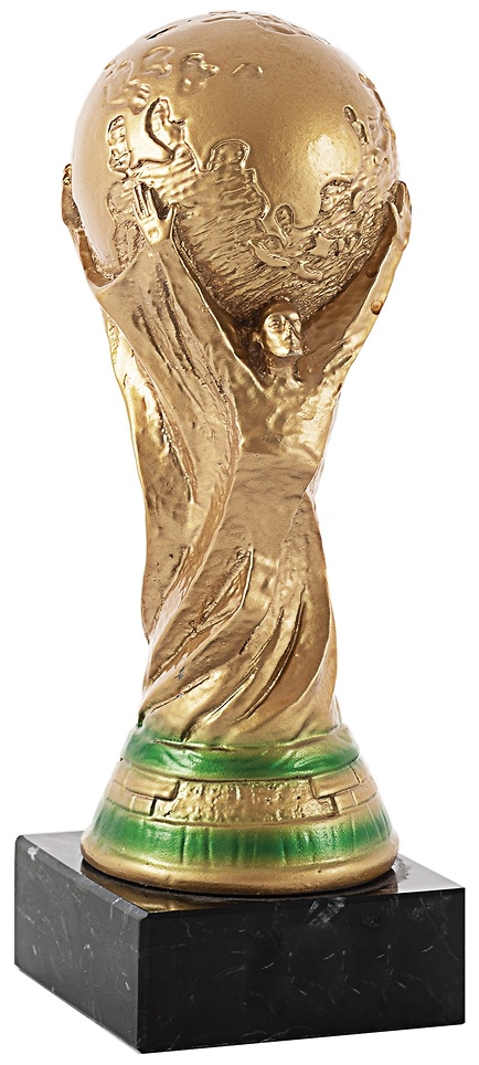 Trofeo copa del mundo personalizada